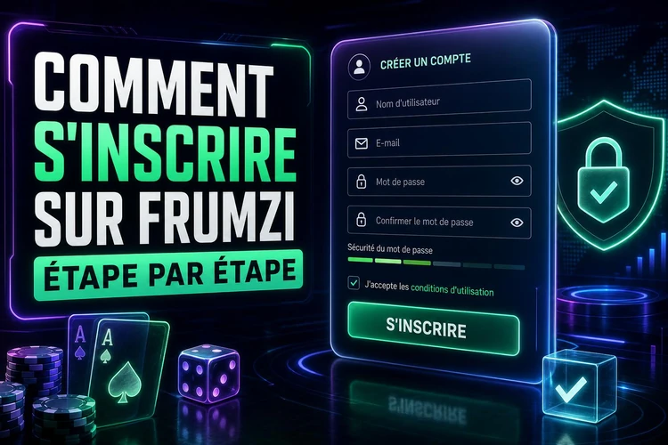 Comment s'inscrire sur Frumzi étape par étape