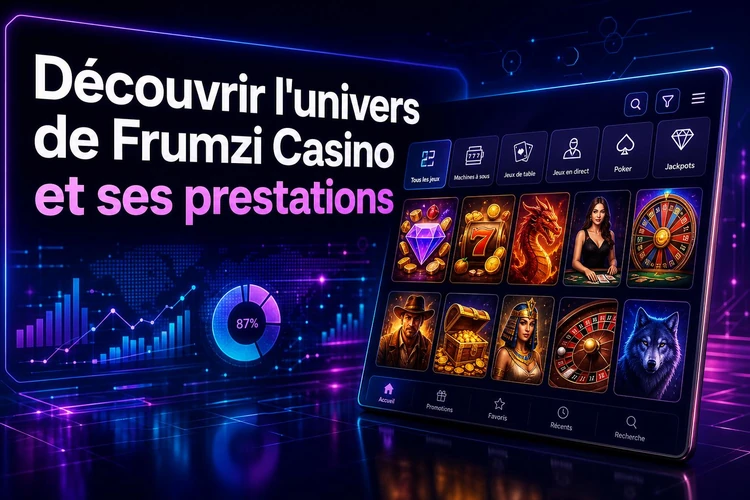 Découvrir l'univers de Frumzi Casino et ses prestations