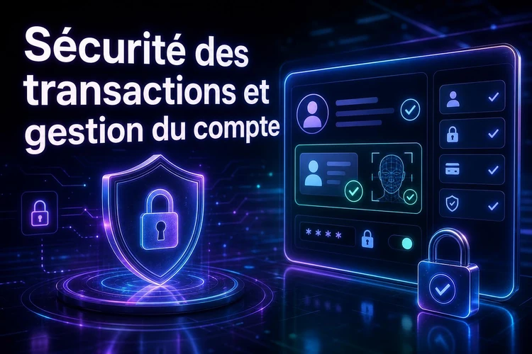 Sécurité des transactions et gestion du compte